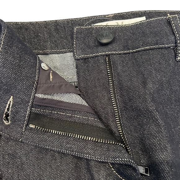 NWT MAX MARA Blue Giubba Denim Miniskirt with Logo Patch - Picture 9 of 16